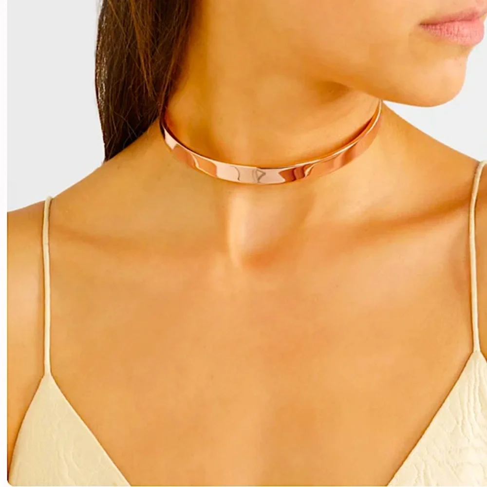 Eddie Borgo designer rose gold choker - Picture 2 of 7